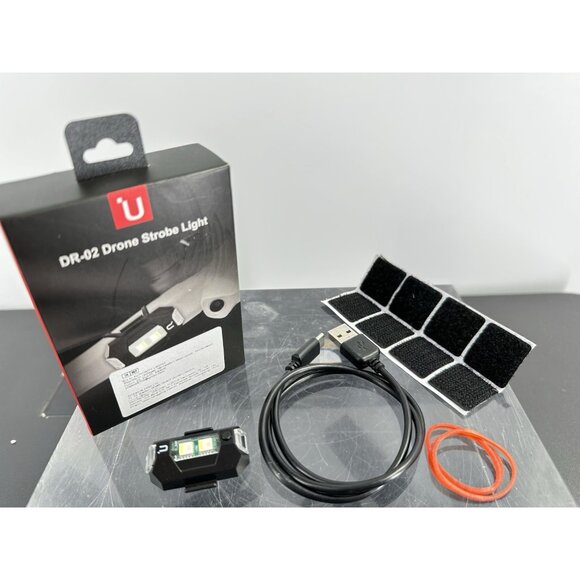 URig DR-02 Strobe Drone Light And 2 Mini-stick On Drone Strobes (B-1) - Picture 2 of 3